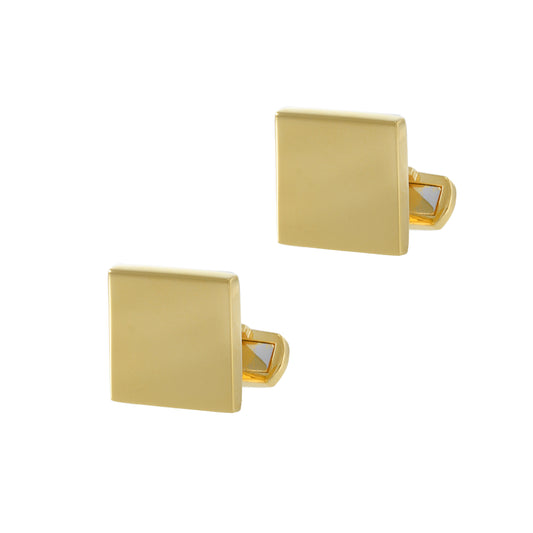 Louis Martin 18KT Gold Vermeil Square Cufflinks