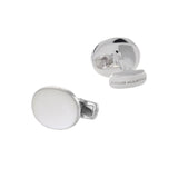 Louis Martin Sterling Silver Oval Cufflinks