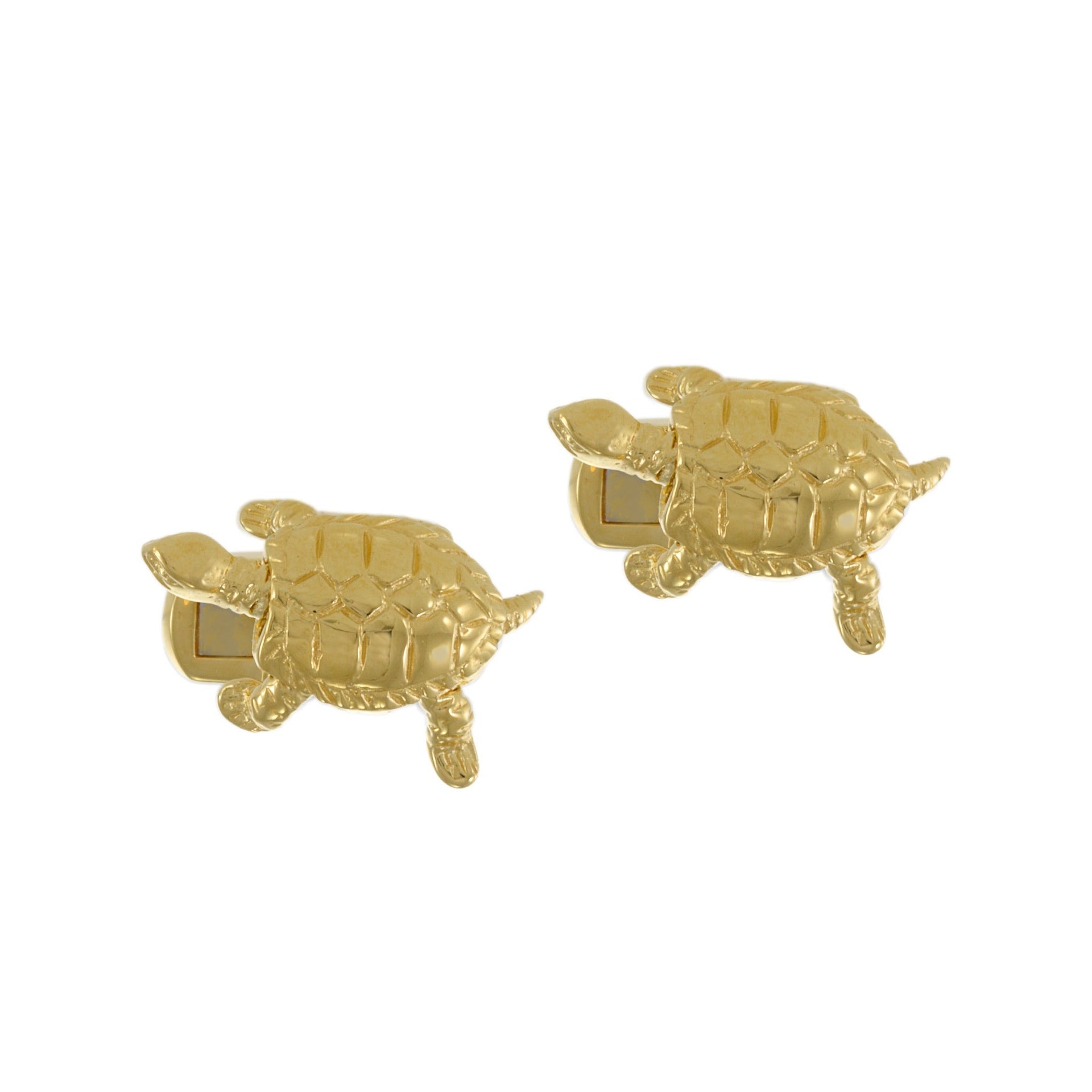 Louis Martin Vermeil Turtle Cufflinks