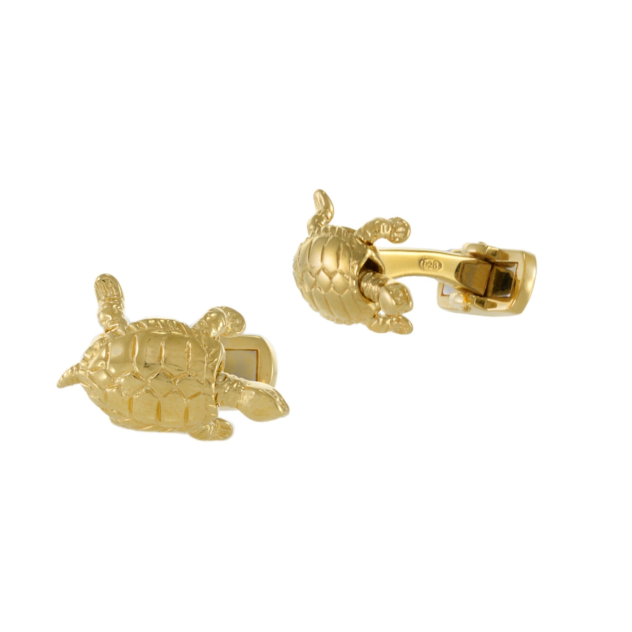 Louis Martin Vermeil Turtle Cufflinks