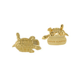 Louis Martin Vermeil Turtle Cufflinks