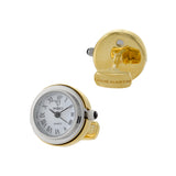 Louis Martin 18KT Yellow Gold Vermeil Watch Design Cufflinks