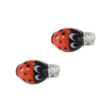 Louis Martin Sterling Silver Lady Bug Cufflinks