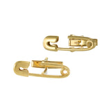 Louis Martin 18KT Yellow Gold Vermeil Safety Pin Cufflinks