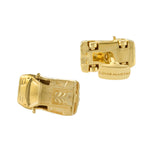 Louis Martin Vermeil Race Car Cufflinks