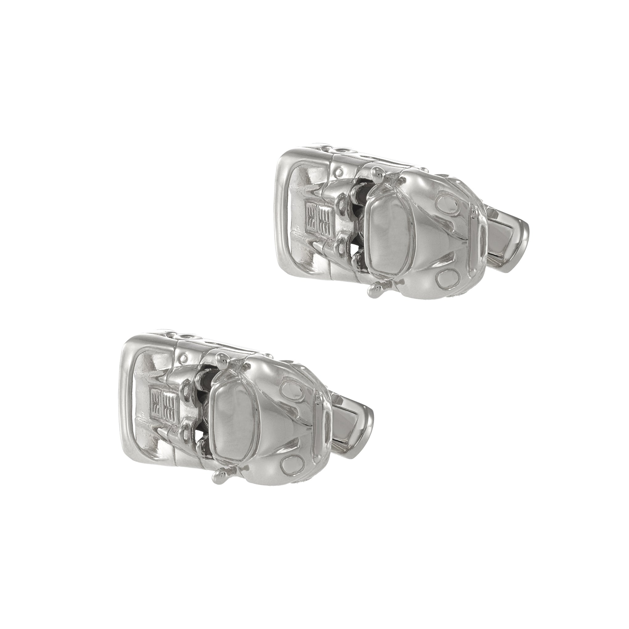 Louis Martin Sterling Silver Fancy Sports Car Cufflinks