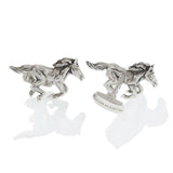 Louis Martin Sterling Silver Wild Horse Cufflinks