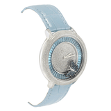 Louis Martin Dancing Gems Watch with Blue Topaz and Diamonds