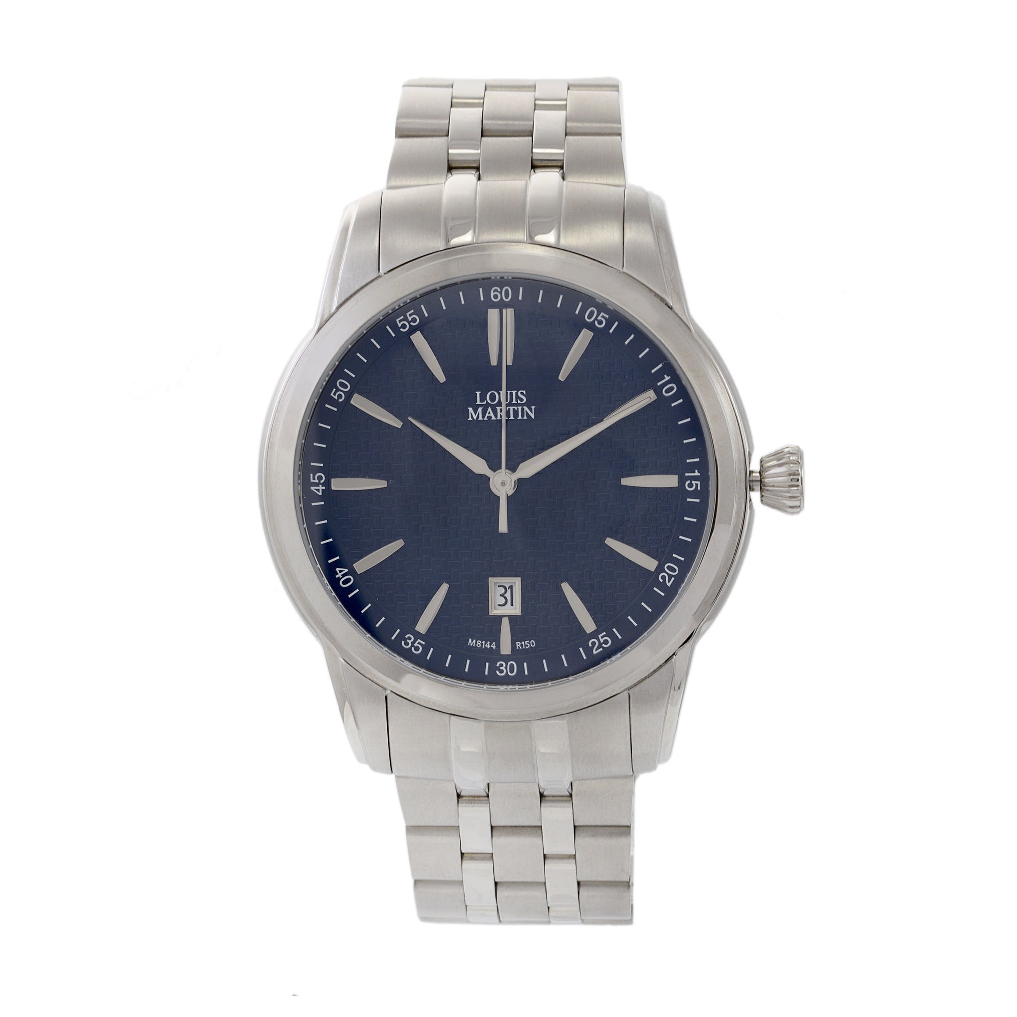 Louis Martin Blue Dial Automatic Watch