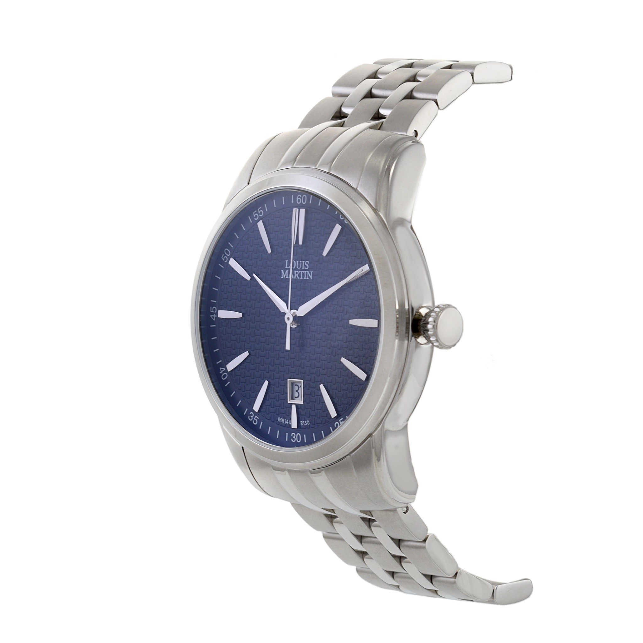 Louis Martin Blue Dial Automatic Watch