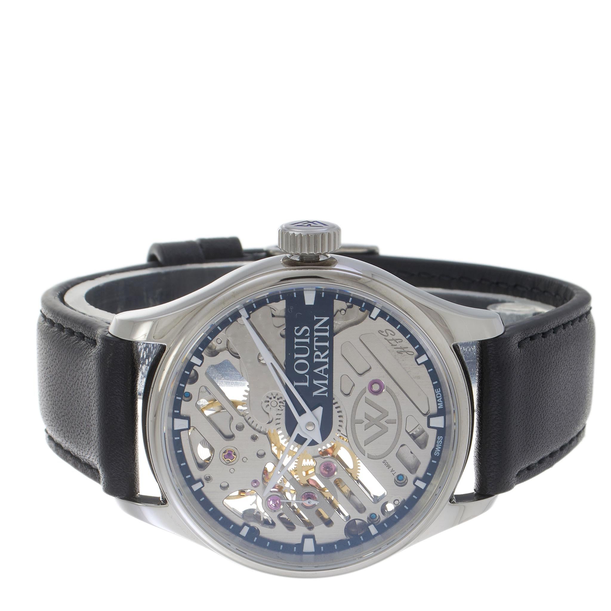 Louis Martin Signature Skeleton Watch