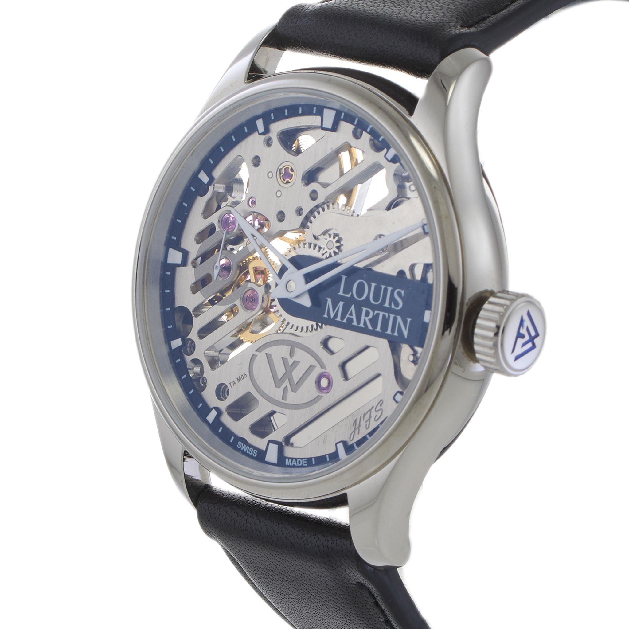 Louis Martin Signature Skeleton Watch