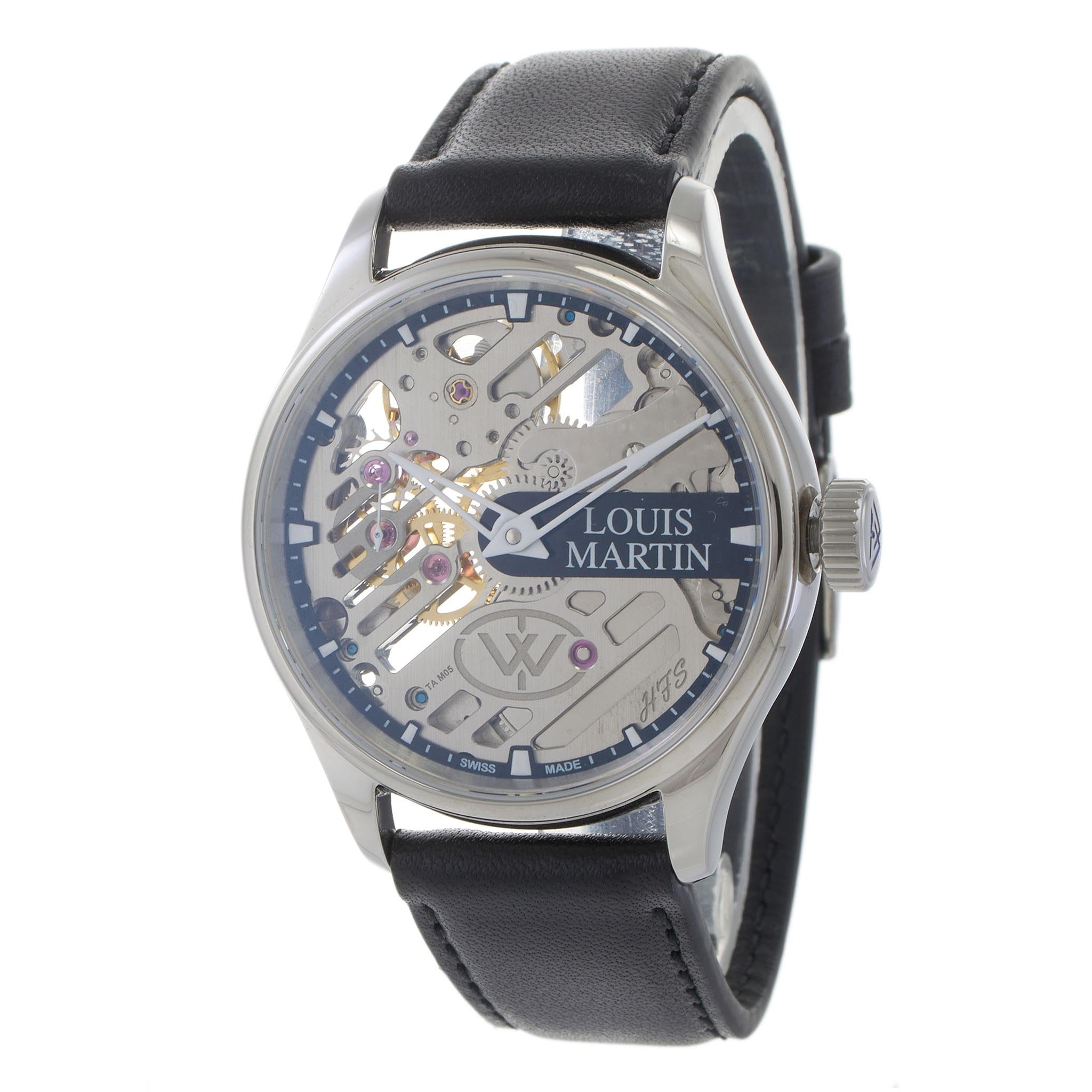 Louis Martin Signature Skeleton Watch