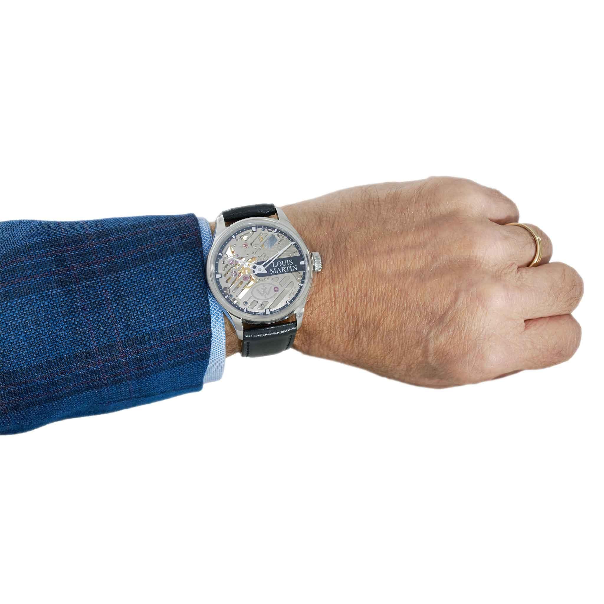 Louis Martin Signature Skeleton Watch