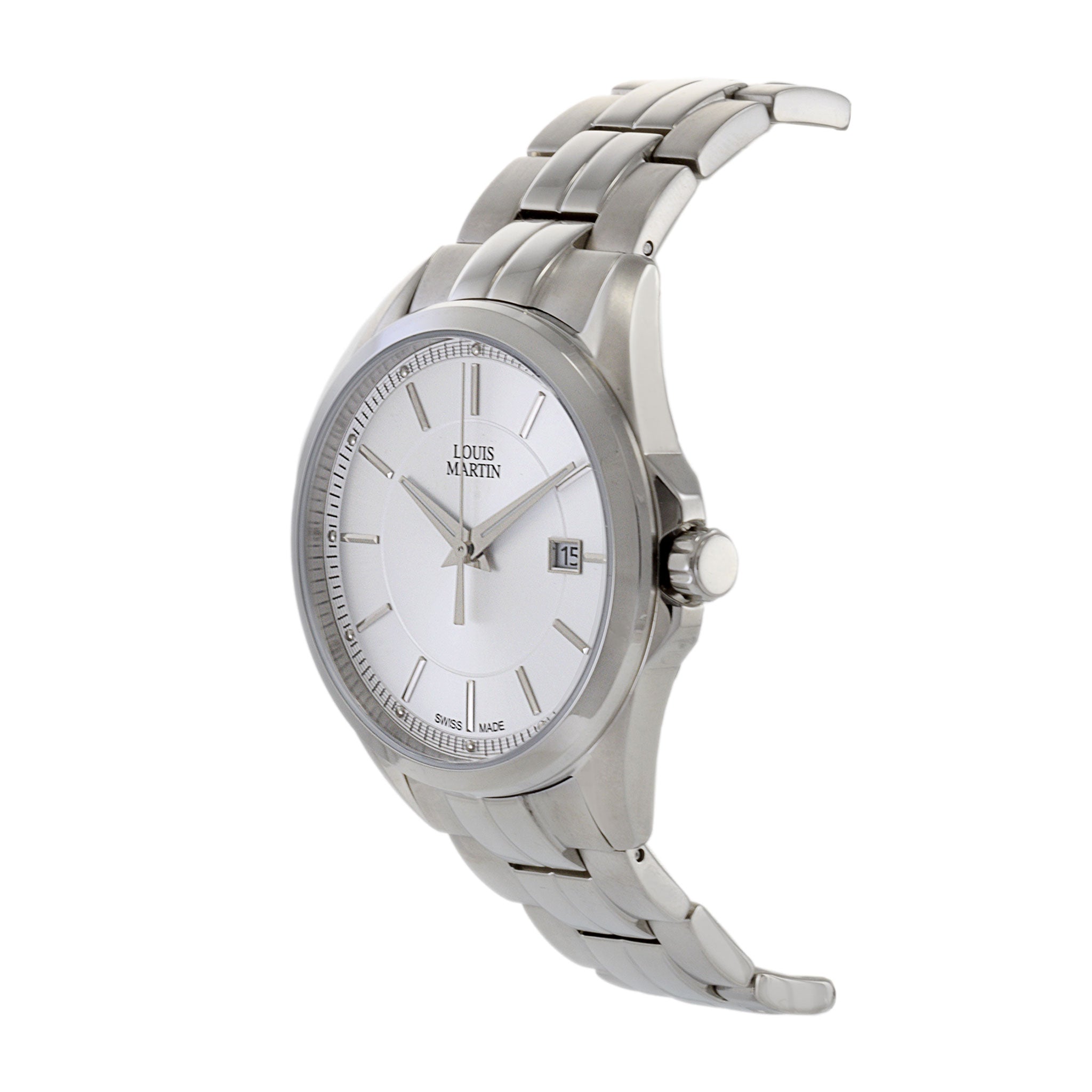 Louis Martin White Dial Automatic Watch