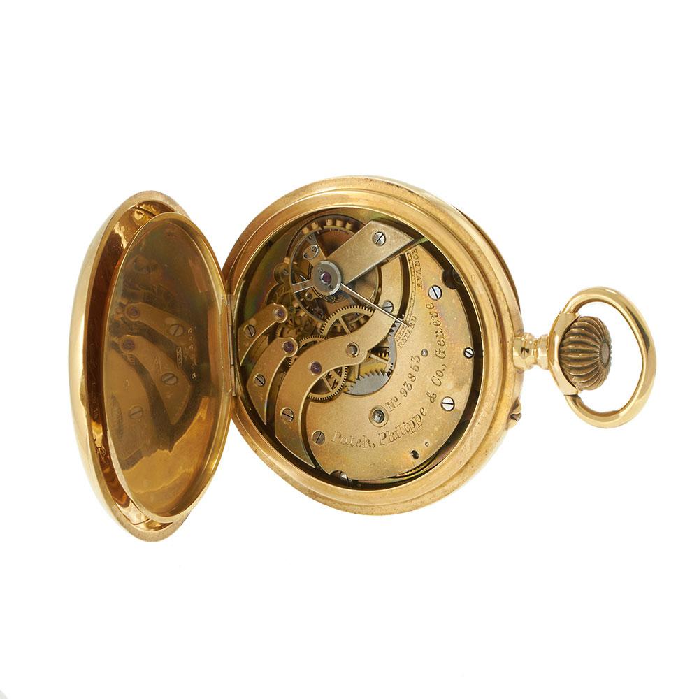 Antique Circa 1890 Patek Philippe 18KT Yellow Gold Jumbo Pocket Watch