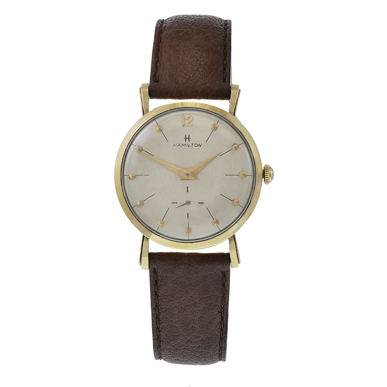 Vintage 1960'S Hamilton 14KT Yellow Gold Watch – Louis Martin