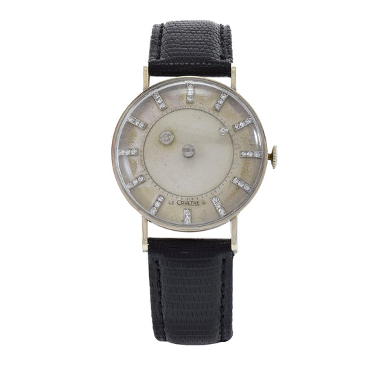 Vintage Le Coultre 1960's Mystery Diamond Dial watch