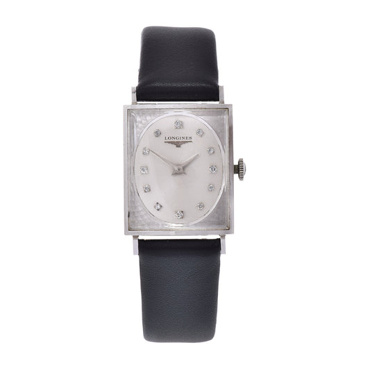 Vintage 1960's Longines 14KT White Gold Watch