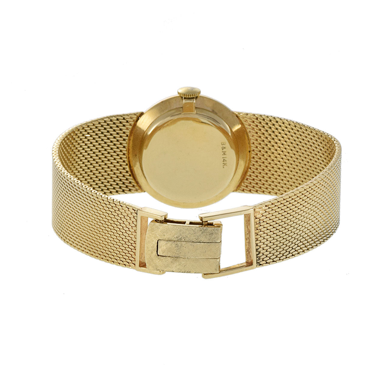 Baume & Mercier 1960's 14kt Gold Bracelet Watch