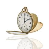 Vintage 1950's International Watch Company (IWC) 14KT Yellow Gold Pocket watch