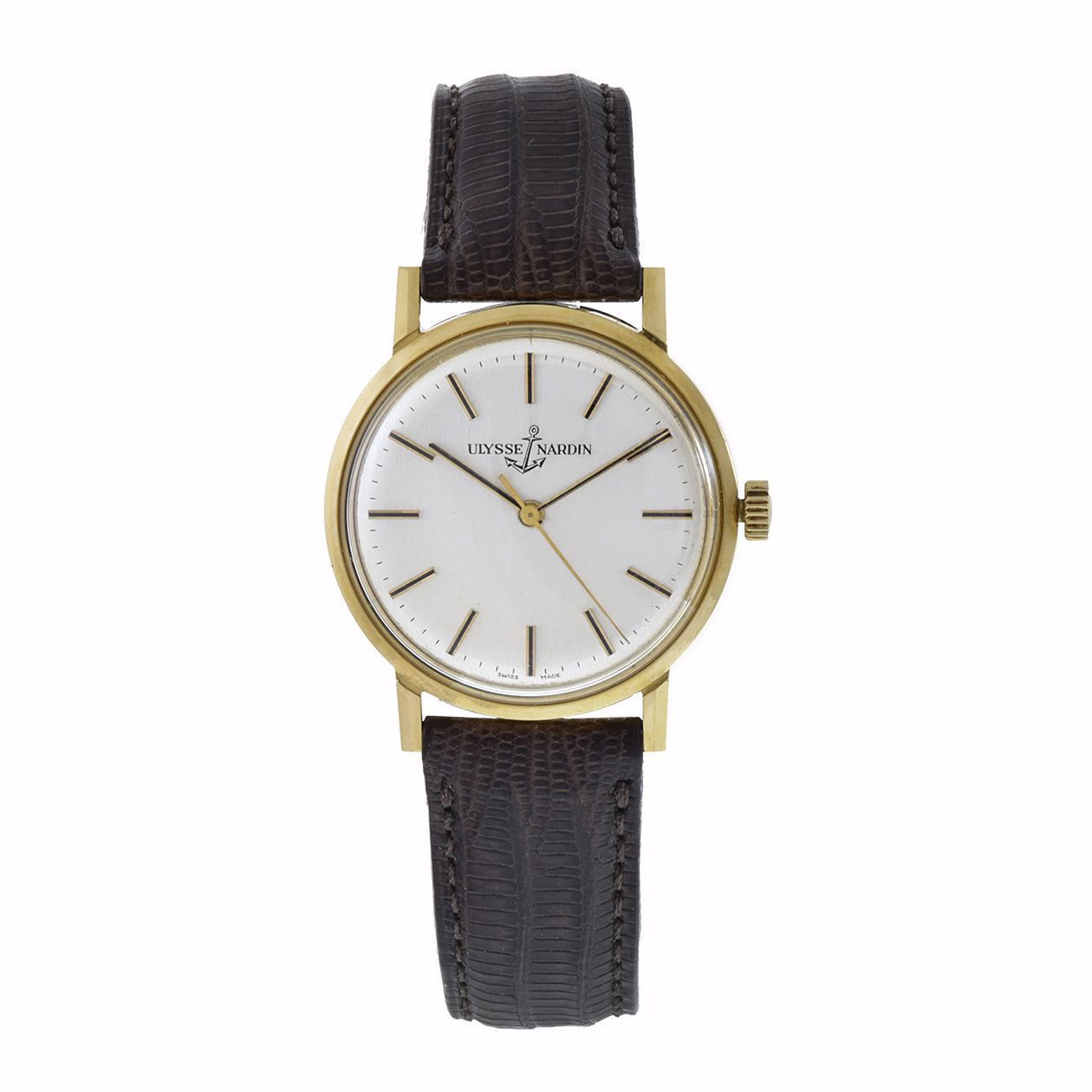 Vintage 1960's Ulysse Nardin 18KT Yellow Gold Watch