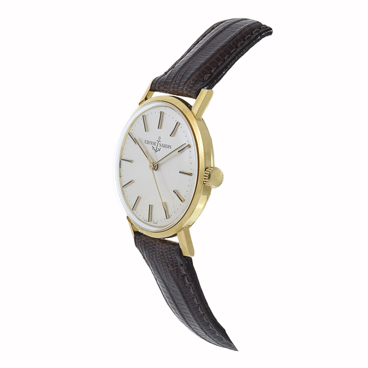 Vintage 1960's Ulysse Nardin 18KT Yellow Gold Watch