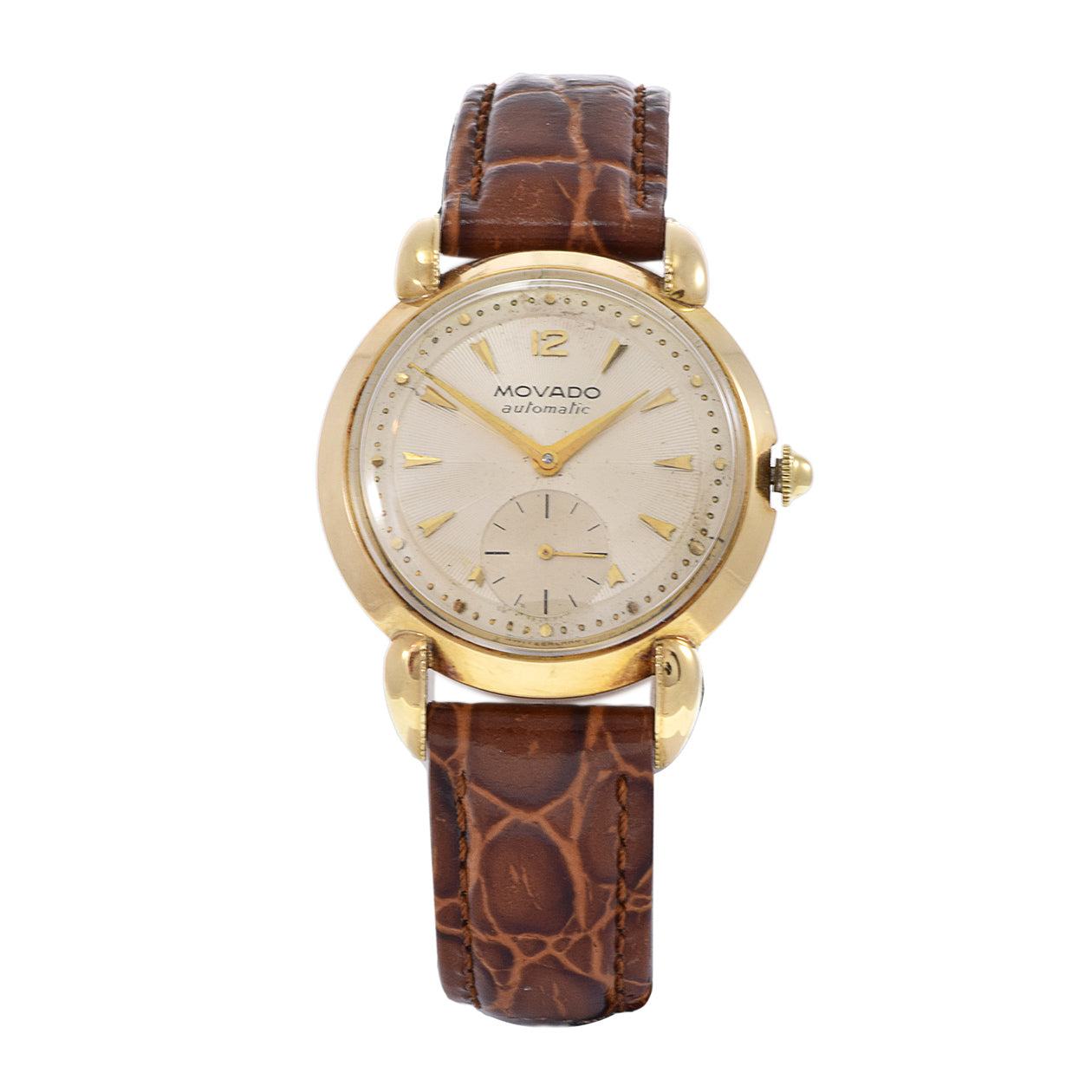 Vintage 1950's Movado 14KT Yellow Gold Automatic watch – Louis