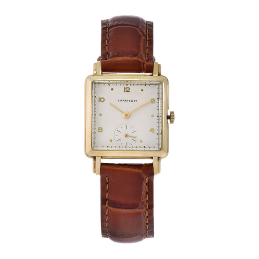 Vintage 1950's Tiffany & Co. 14KT Yellow Gold Watch