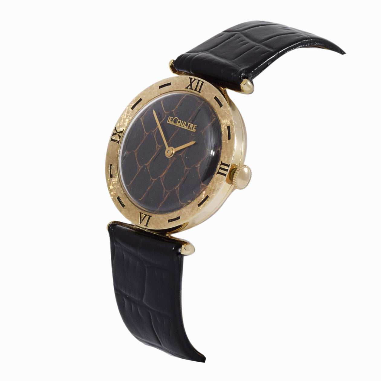 Vintage 1950's LeCoultre Snake Dial Watch
