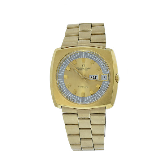 Vintage 1970s Rare Universal Genève Polerouter Automatic Watch