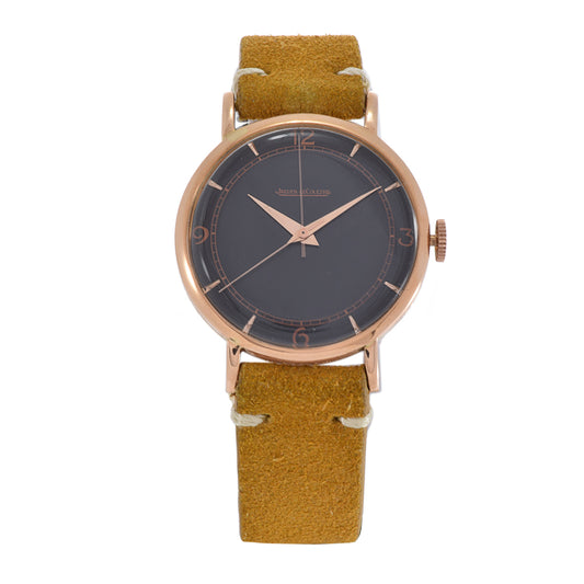 Vintage 1960's Jager-LeCoultre 18KT Rose Gold Watch