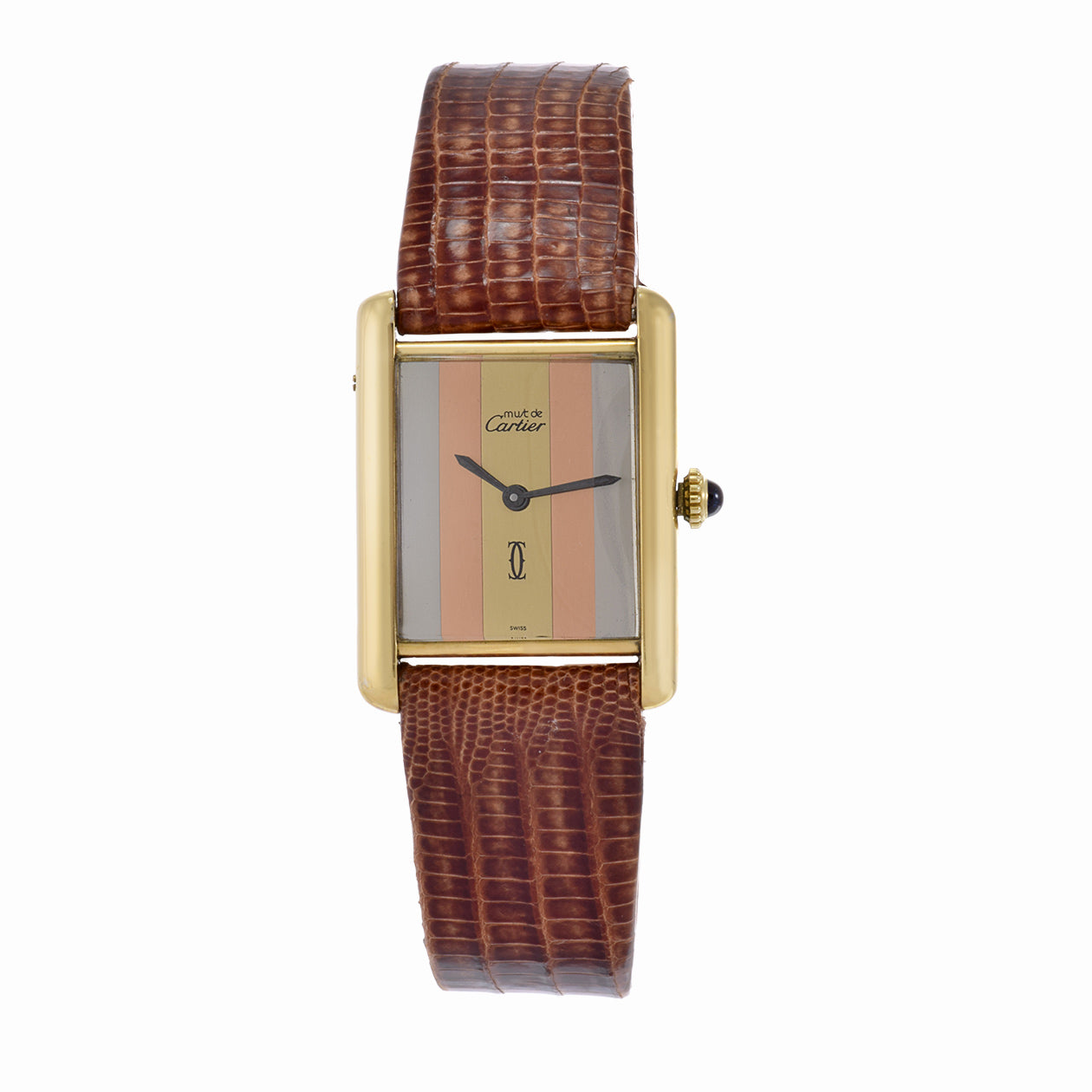 Vintage Must de Cartier 1970's Vermeil Manual wind watch