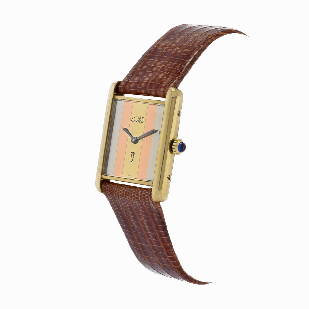 Vintage Must de Cartier 1970's Vermeil Manual wind watch