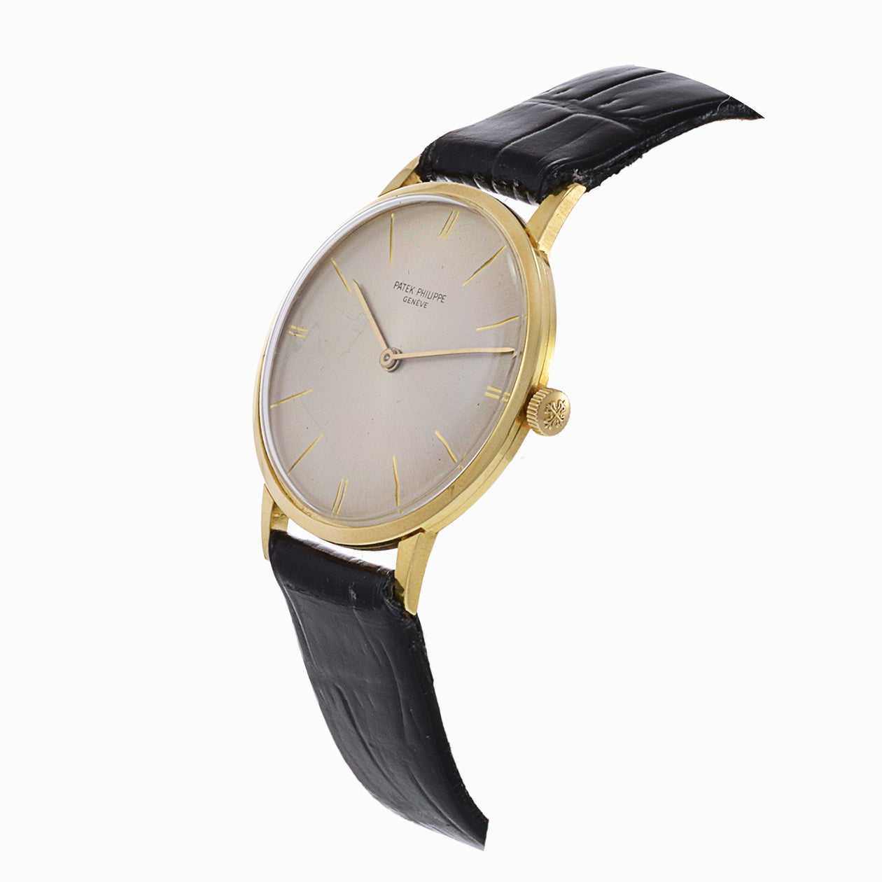 Vintage 1968 Patek Philippe Calatrava 3468 18KT Yellow Gold Watch