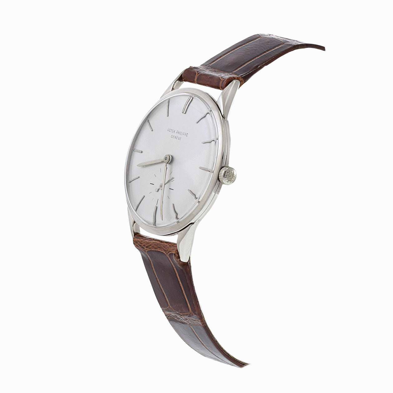 Vintage 1960's Patek Philippe Calatrava 2568-1 18KT White Gold Watch