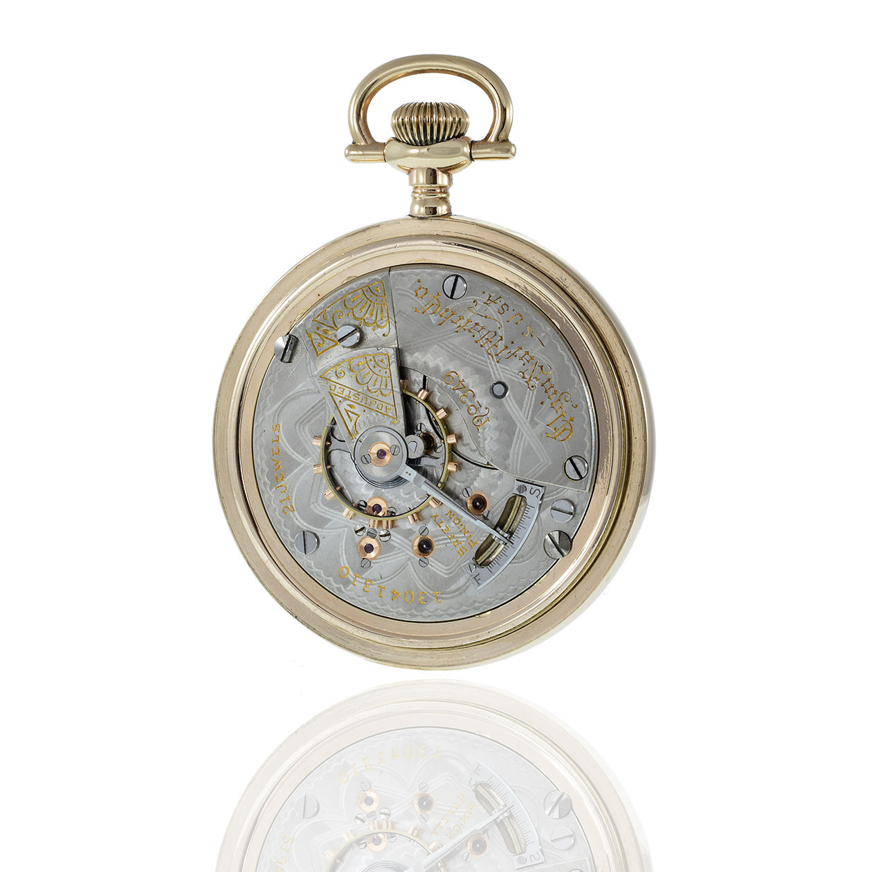 Elgin gold filled pocket on sale watch