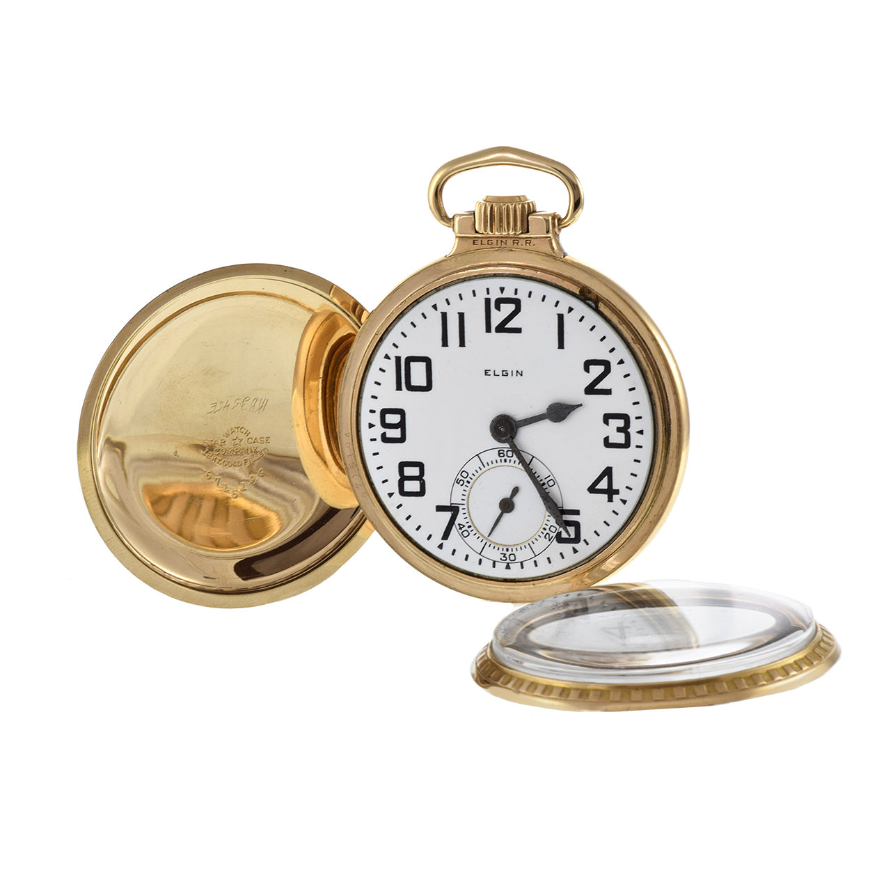 Antique 1920's Elgin Gold Filled Pocket Watch