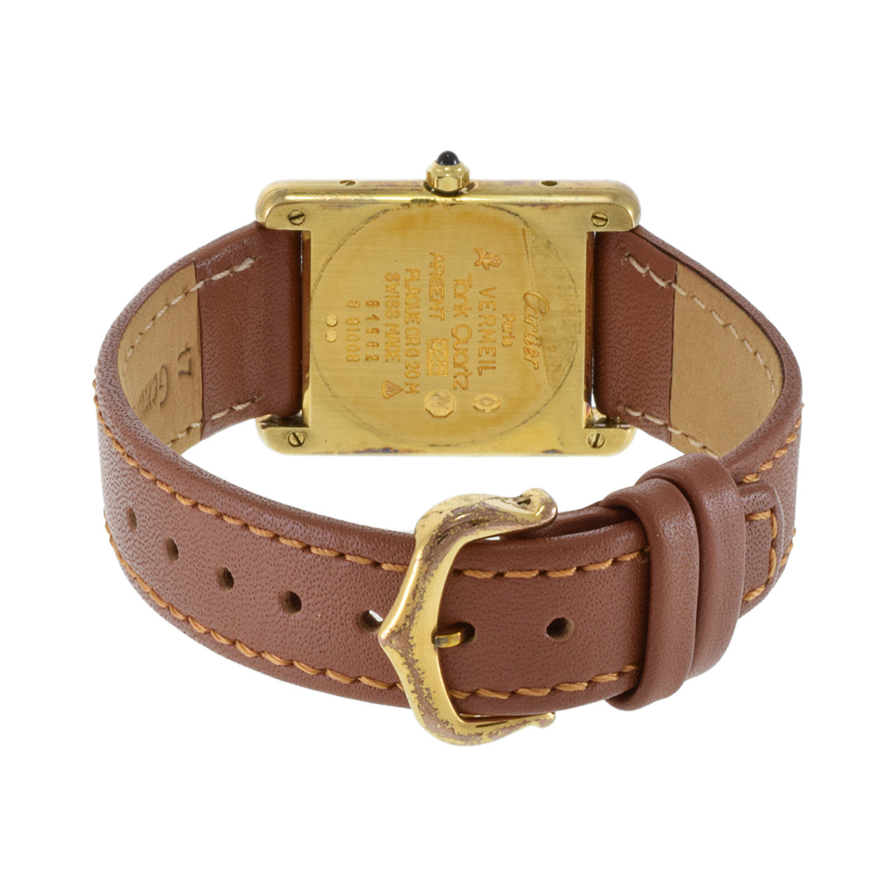 Gold discount vermeil watch