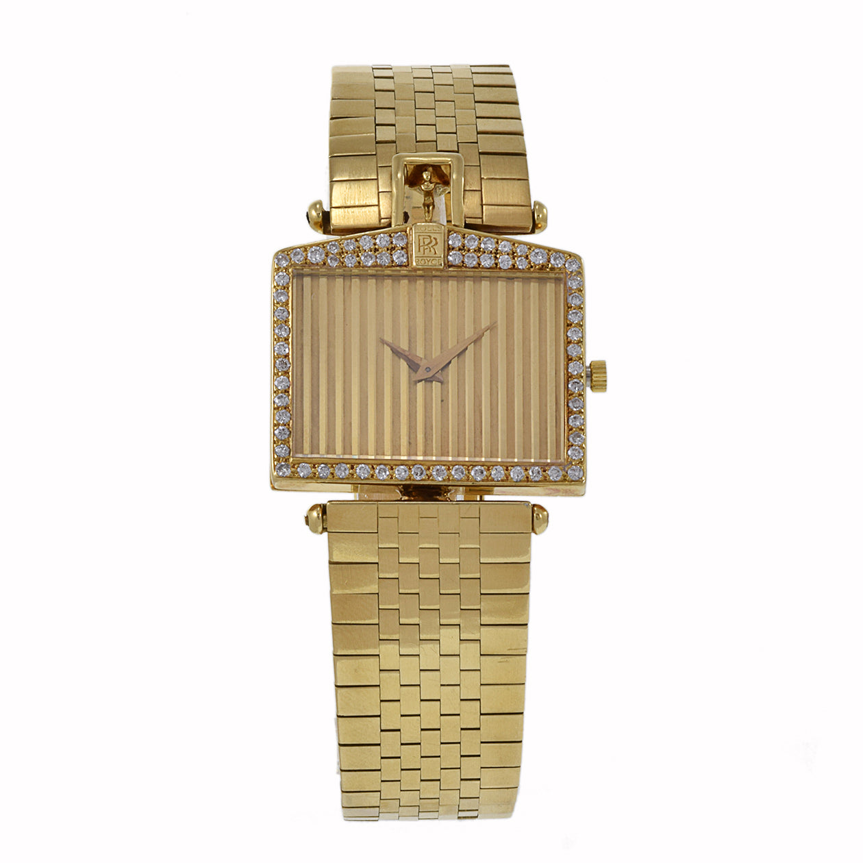 Vintage 1970's Corum Rolls Royce 18k & Factory Diamonds
