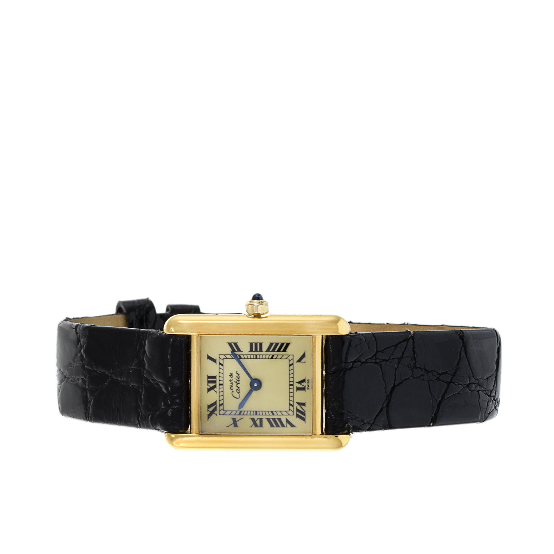 Must de Cartier Vermeil Quartz Tank Watch Reference 3 66001
