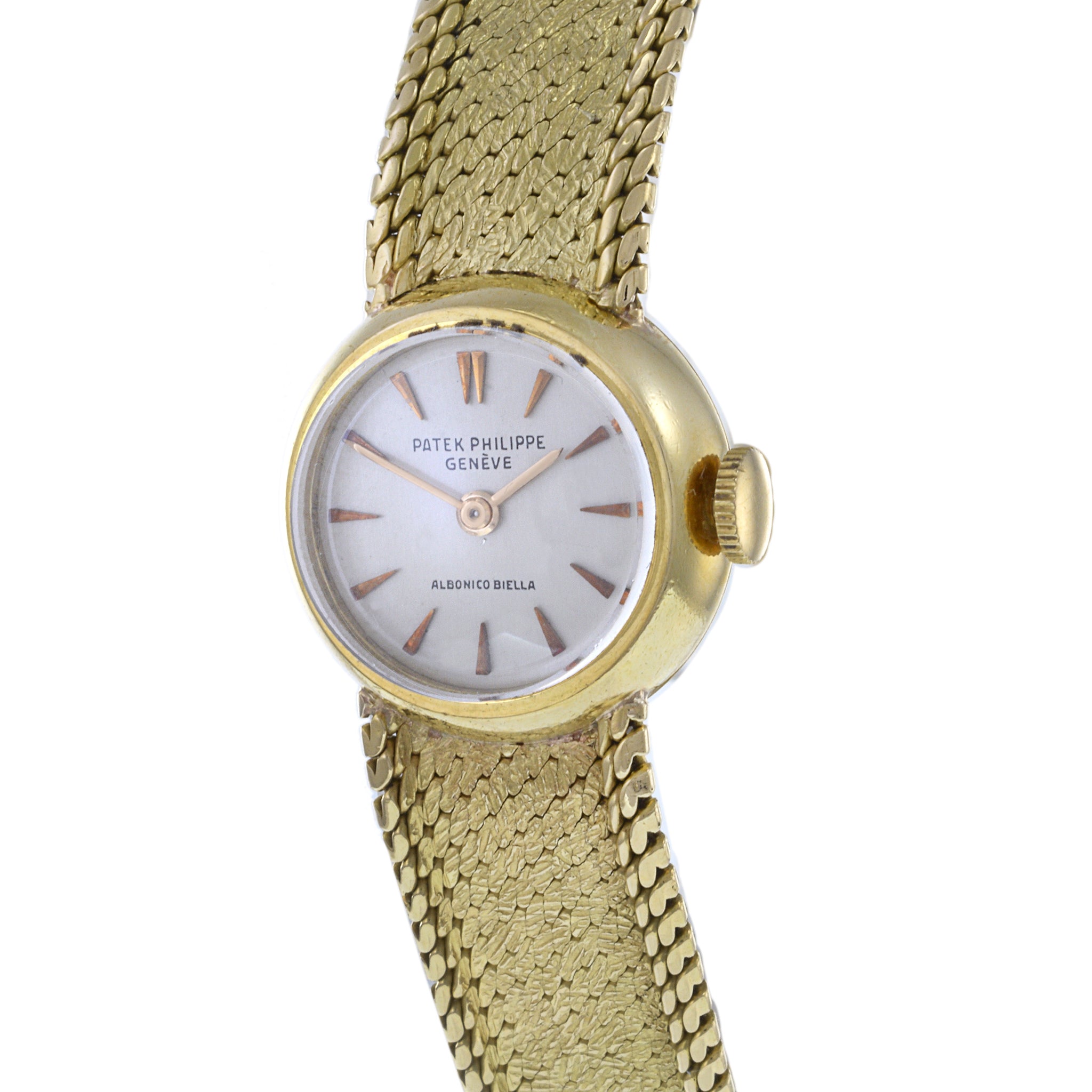 Patek Philippe 18K Yellow Gold Cocktail Watch for Albonico Biella Milan