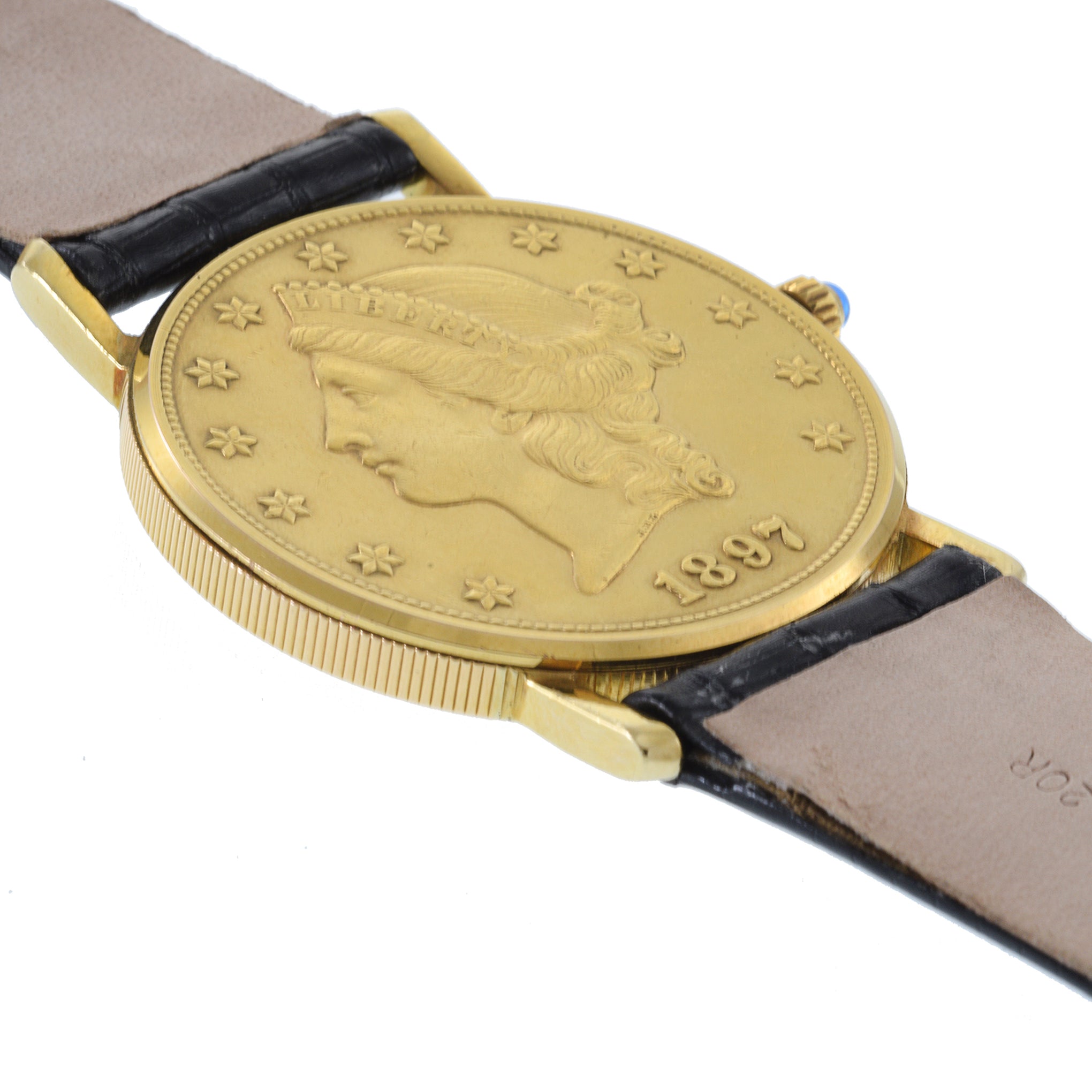 Corum 1897 $20 Coin Watch 18K Gold Case and 22K Gold Coin