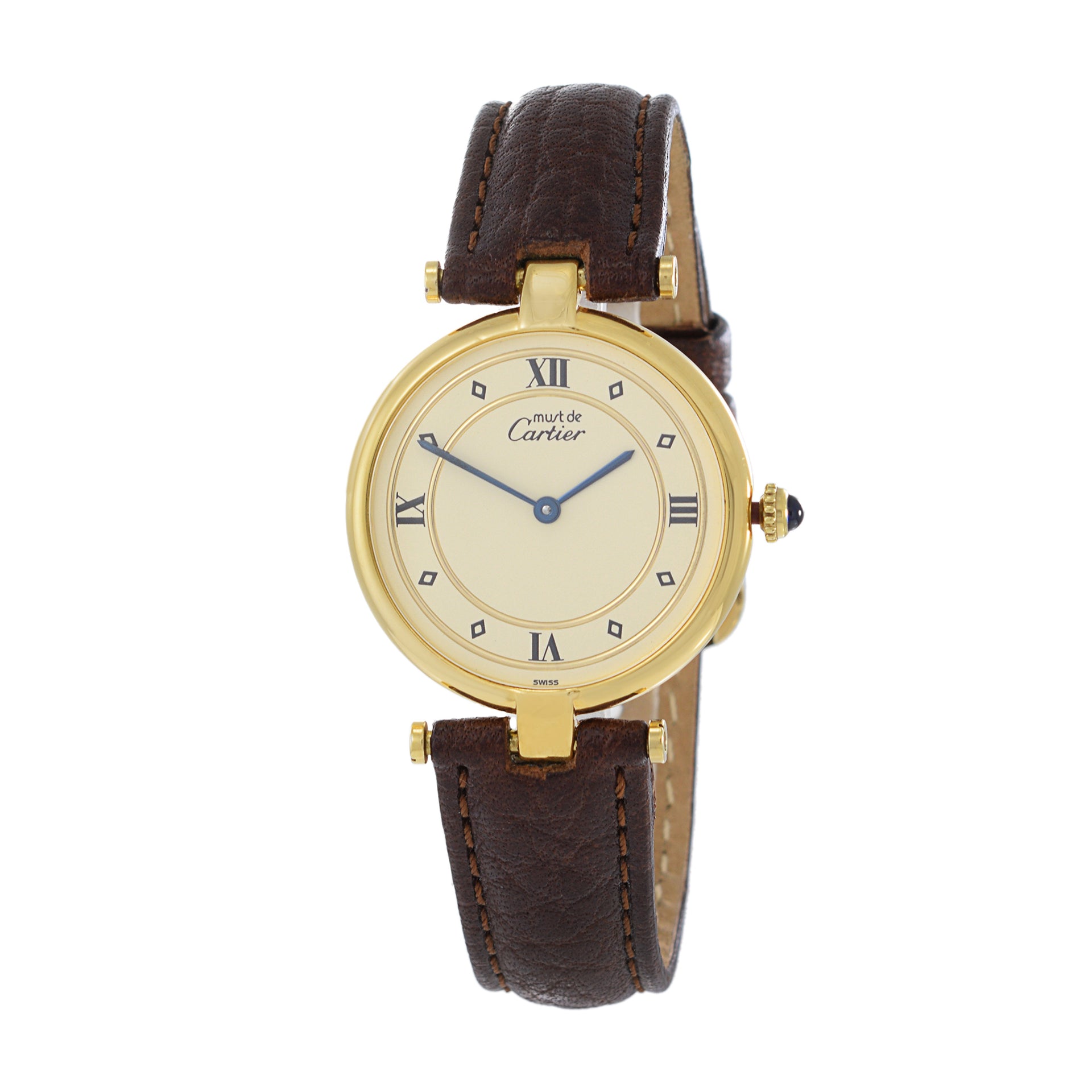 Cartier Must de Cartier Round Vermeil Watch Quartz