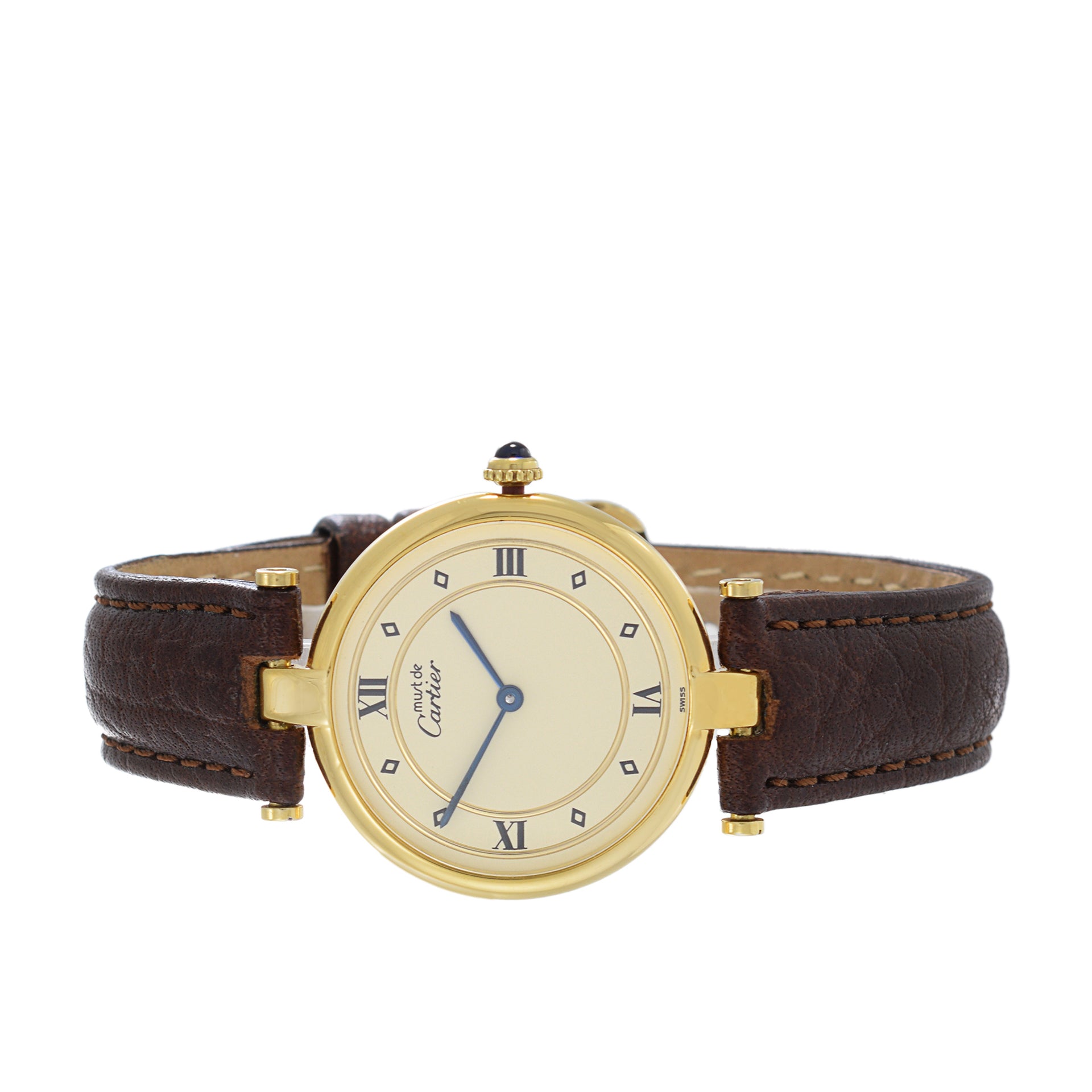 Cartier Must de Cartier Round Vermeil Watch Quartz