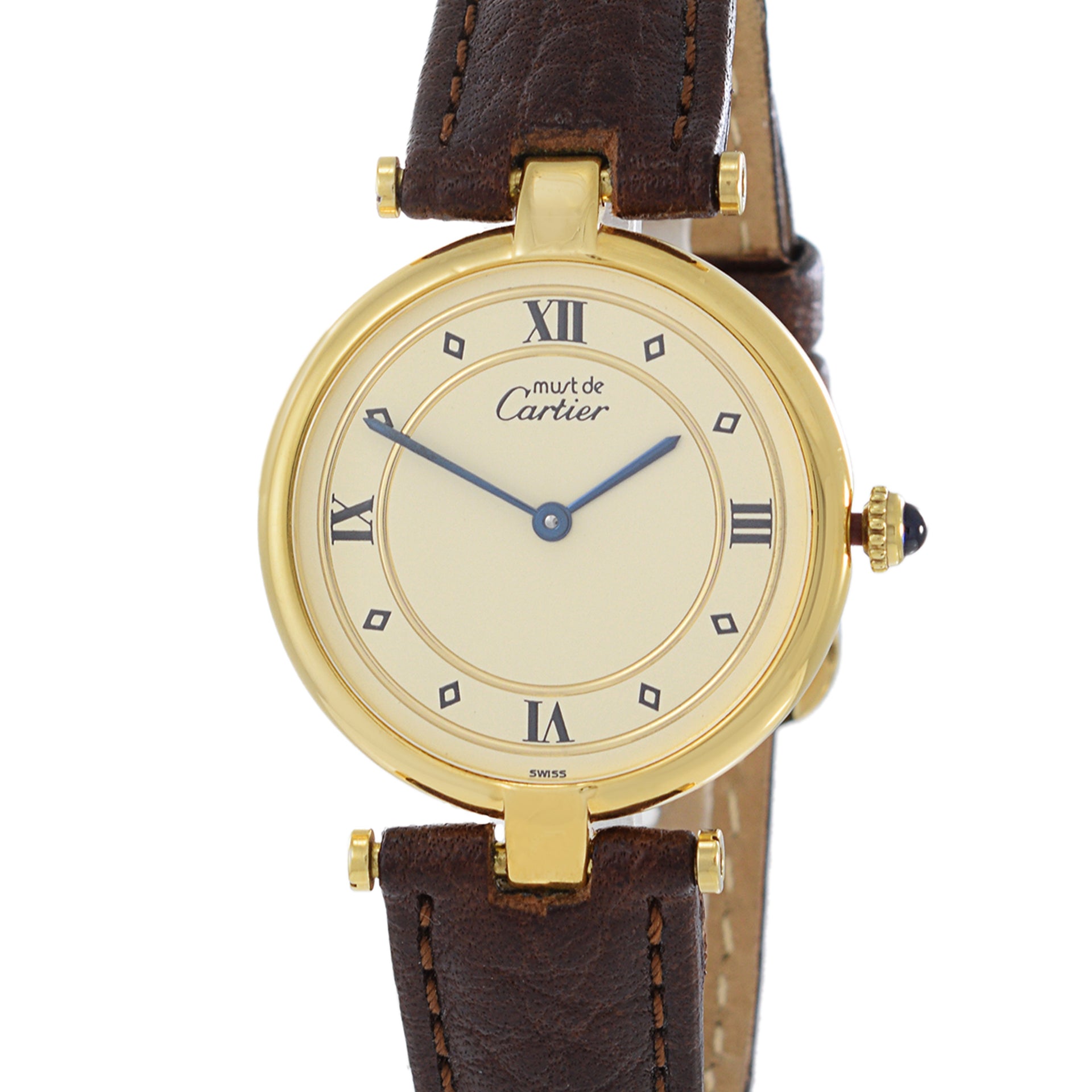 Cartier Must de Cartier Round Vermeil Watch Quartz