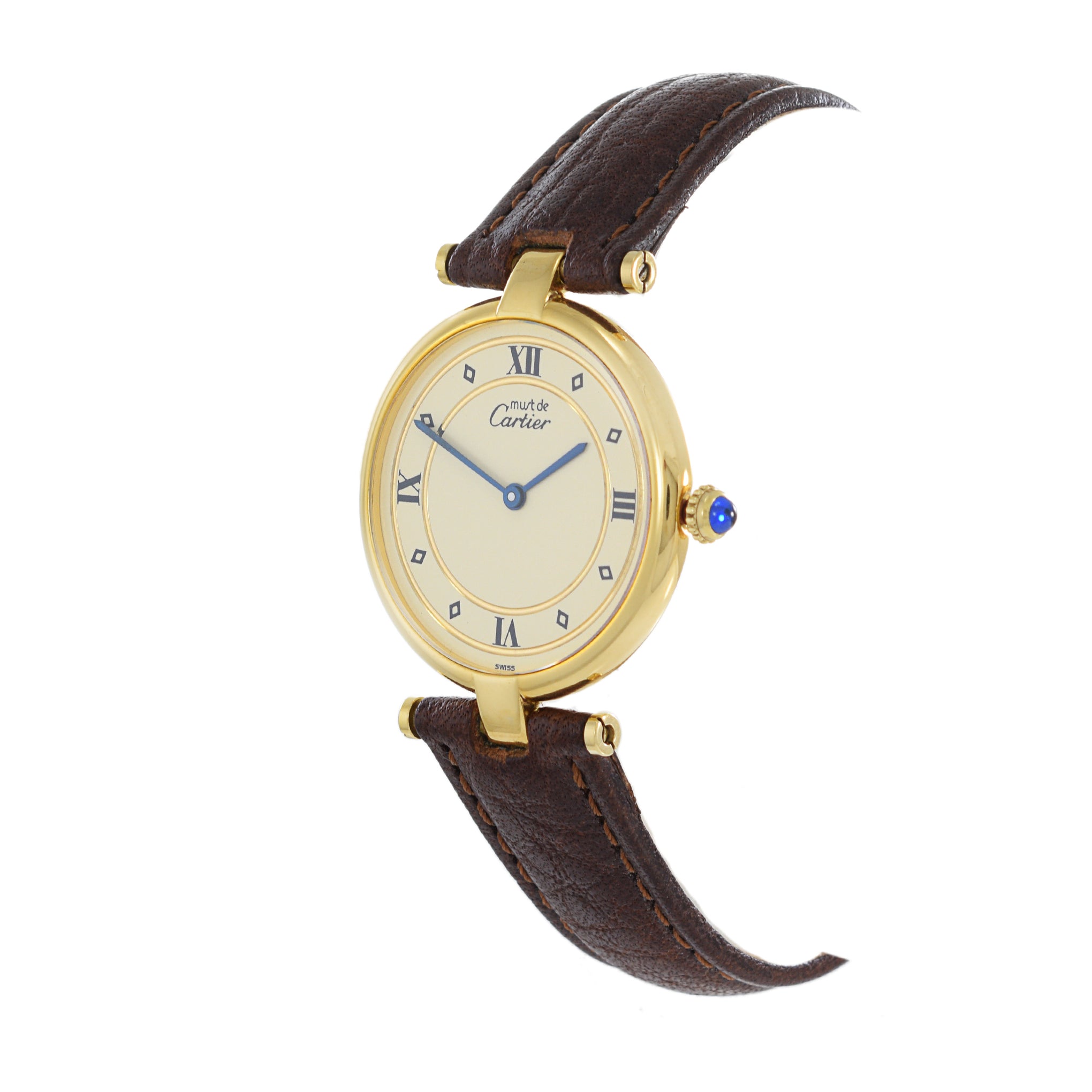 Cartier Must de Cartier Round Vermeil Watch Quartz