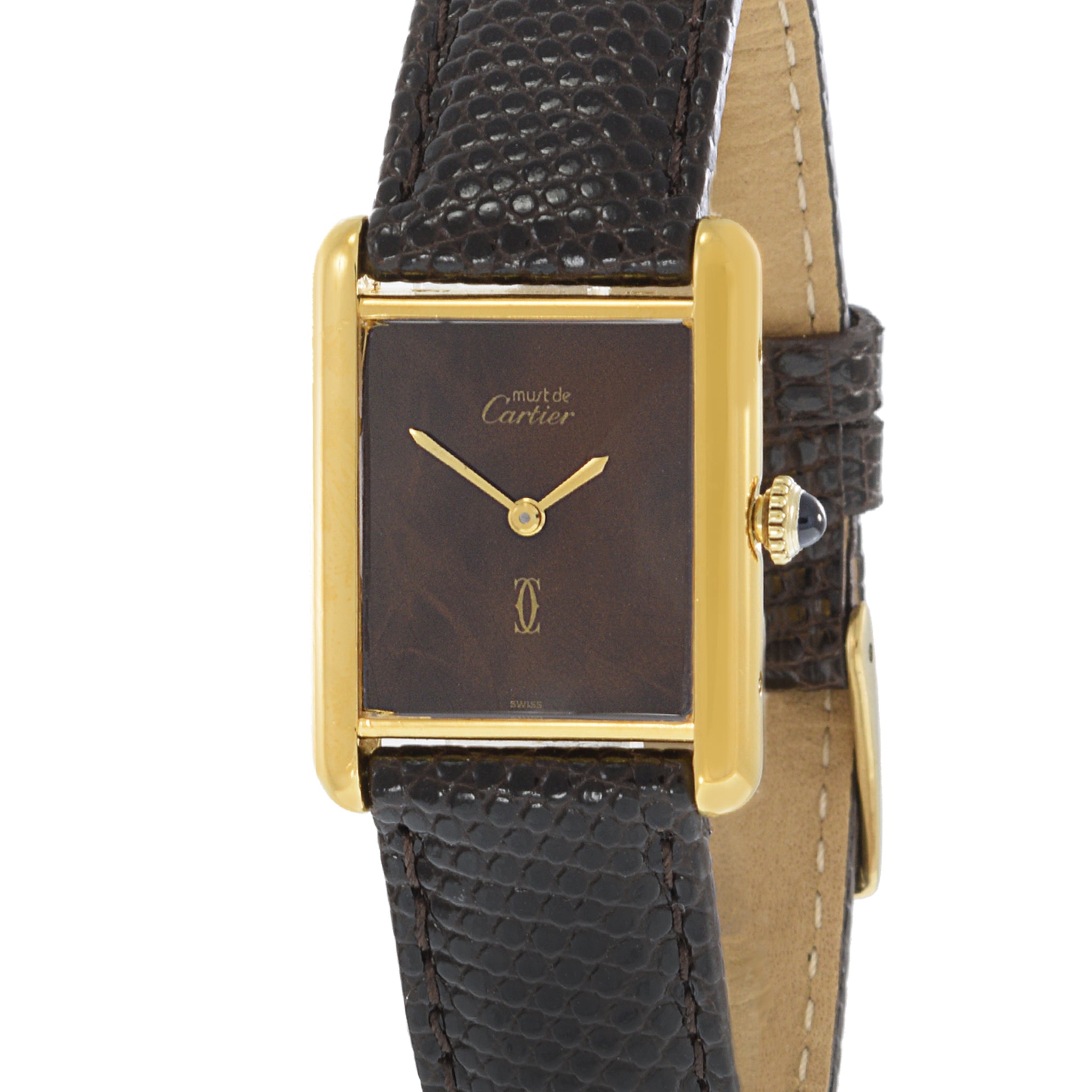 Cartier Must de Cartier Vermeil Tank Watch Manual Wind