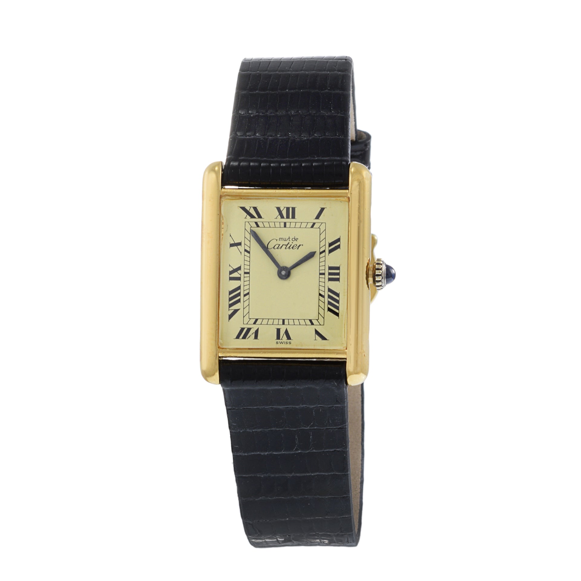 Cartier Must de Cartier Vermeil Tank Watch Manual Wind