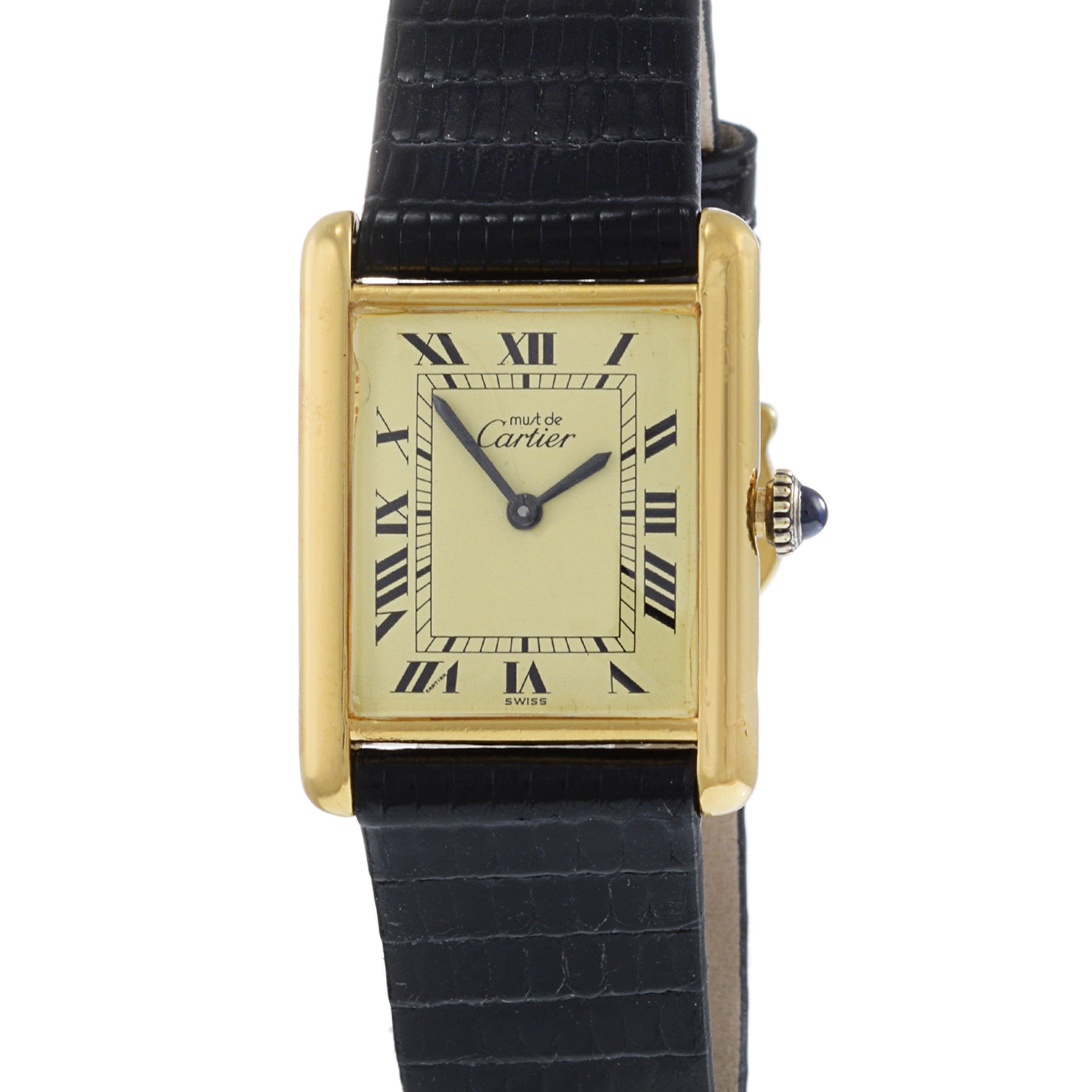 Cartier Must de Cartier Vermeil Tank Watch Manual Wind